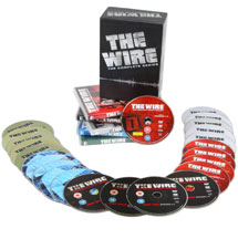 The Wire Complete Box Set met Vierentwintig Schijven